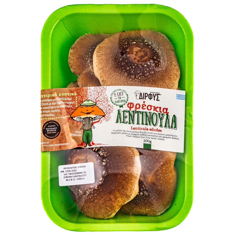 ΔΙΡΦΥΣ Μανιτάρια Λεντινούλα 200 gr