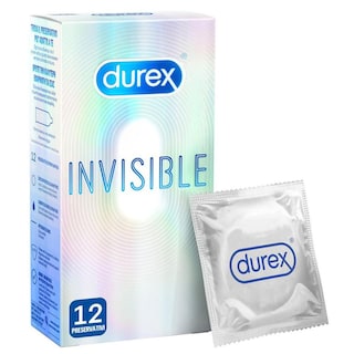 DUREX | Προφυλακτικά Invisible Extra Sensitive 12 Τεμάχια