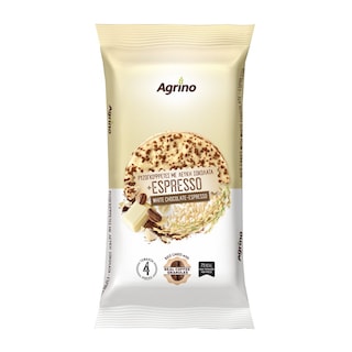 AGRINO | Ρυζογκοφρέτες με Λευκή Σοκολάτα & Espresso 64g