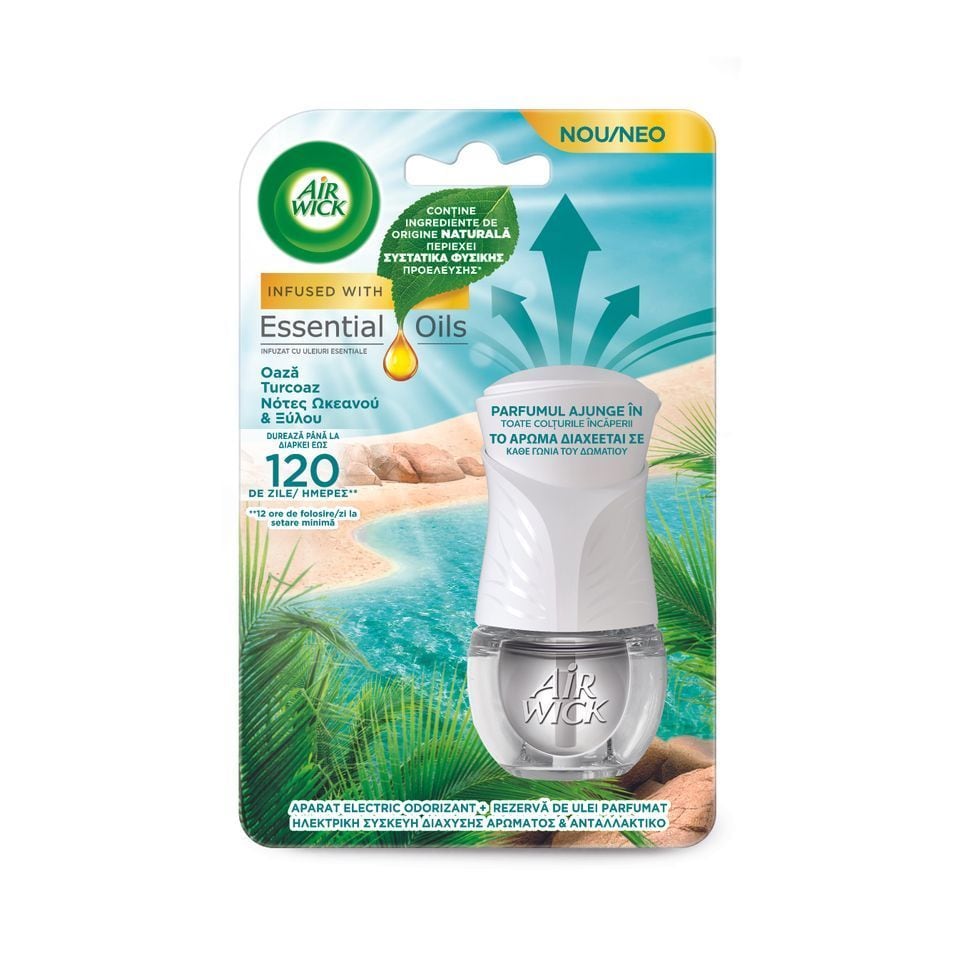 AIRWICK Αρωματικό Χώρου Turquoise Oasis Σετ 19ml