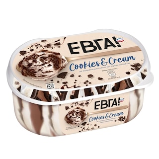 ΕΒΓΑ | Παγωτό Cookies & Cream 500g
