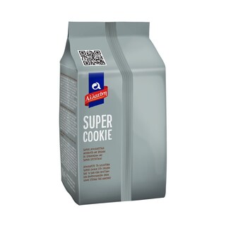 ΑΛΛΑΤΙΝΗ | Μπισκότα Super Cookie Μαύρη Σοκολάτα Αμύγδαλο & Κινόα 180g