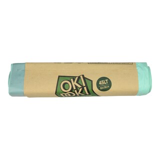 OKI DOKI | Σακούλες Απορριμμάτων Bio Μεγάλες 45L 10 Τεμάχια