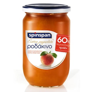 SPIN SPAN | Μαρμελάδα Έξτρα Ροδάκινο 600g