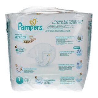 PAMPERS | NEW BABY | ΠΑΝΕΣ ΜΩΡΟΥ NEWBORN 2 - 5 KGR 23 ΤΕΜ