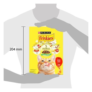 FRISKIES | Γατοτροφή Βοδινό και Κοτόπουλο με Λαχανικά 400g