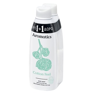 AROMATICS | Αφρόλουτρο Cotton Feel 650ml 1+1 Δώρο