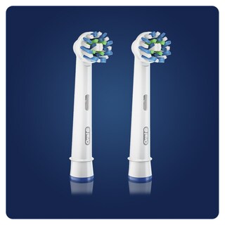 ORAL B | Ανταλλακτικές Κεφαλές Ηλεκτρικής Οδοντόβουρτσας CrossAction 2 τεμ