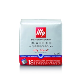 ILLY | Κάψουλες Καφέ IperEspresso Lungo Classico 18 Τεμάχια