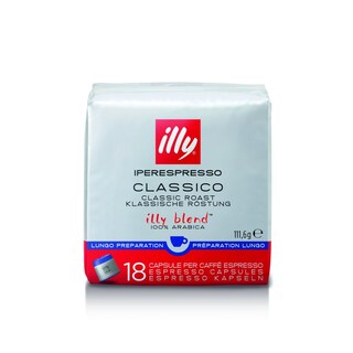 ILLY | Κάψουλες Καφέ IperEspresso Lungo Classico 18 Τεμάχια