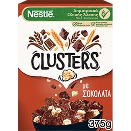 NESTLE | CLUSTERS | ΔΗΜΗΤΡΙΑΚΑ ΣΟΚΟΛΑΤΑ 375 GR
