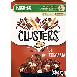 NESTLE | CLUSTERS | Δημητριακά Ολικής Άλεσης Με Σοκολάτα 375gr