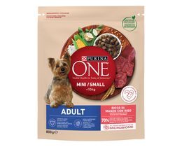 PURINA ONE | Σκυλοτροφή One Mini Adult Βοδινό Με Ρύζι 800 gr