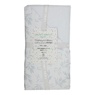 LAURA ASHLEY | Παπλωματοθήκη Μονή Βαμβακερή Γκρι 1 Τεμάχιο