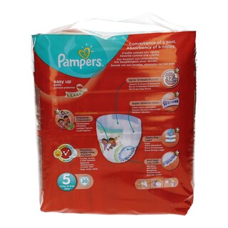 PAMPERS | EASY UP | ΠΑΝΕΣ ΒΡΑΚΑΚΙΑ JUNIOR 12 - 18 KGR No 5 20 ΤΕΜ