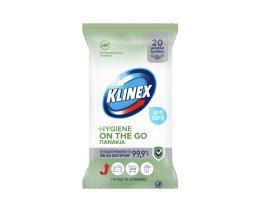 KLINEX | Υγρά Πανάκια Hygiene On The Go 20 Τεμάχια