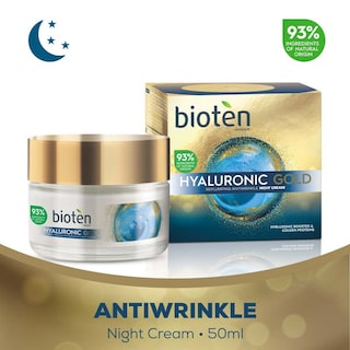 BIOTEN | Κρέμα Νύχτας Hyaluronic Gold 50 ml