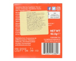 YORKSHIRE | Τσάι Μαύρο 62.5gr