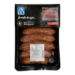 ΑΒ FRESH TO GO | Βόεια Λουκάνικα Χωριάτικα Καπνιστά Γαλλίας