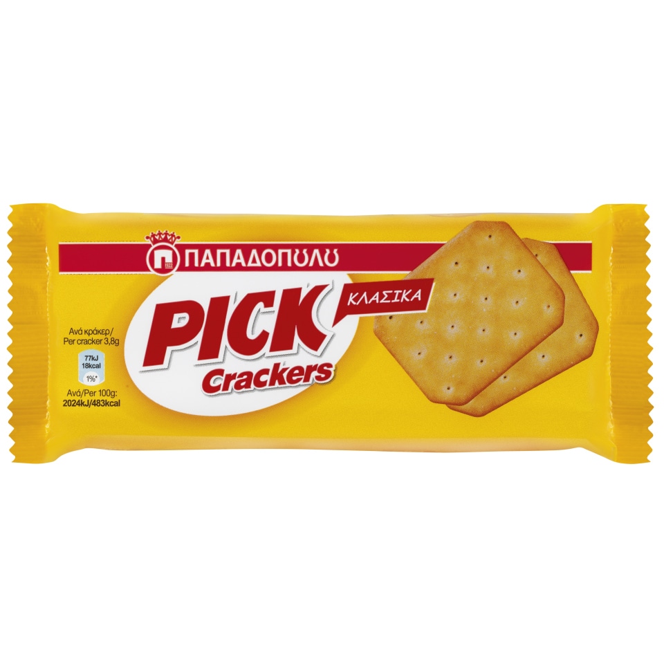 PICK CRACKERS Κράκερς Κλασικά 100g