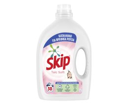 SKIP | Υγρό Απορρυπαντικό Πλυντηρίου Ρούχων Talc Soft 30 Μεζούρες 1+1 Δώρο