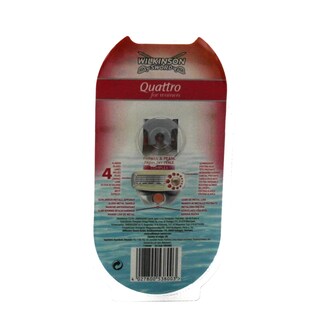 WILKINSON | QUATRO WOMEN | ΞΥΡΙΣΤΙΚΗ ΜΗΧΑΝΗ (ΣΥΣΤΗΜΑ) ΚΑΙ 2 ΑΝΤΑΛΛΑΚΤΙΚΕΣ ΛΕΠΙΔΕΣ 1 ΤΕΜ
