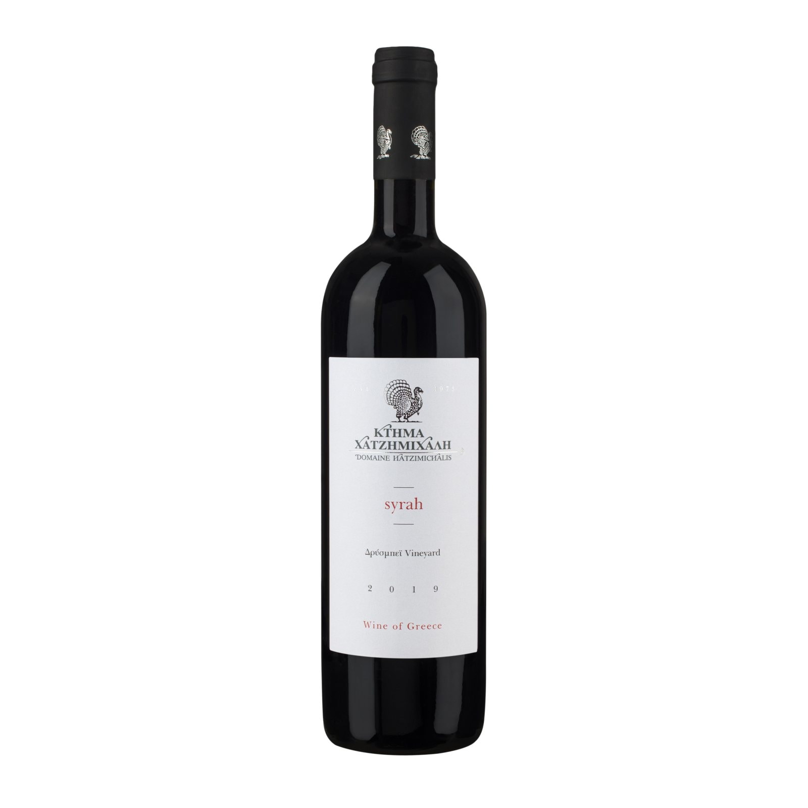 ΚΤΗΜΑ ΧΑΤΖΗΜΙΧΑΛΗ Οίνος Ερυθρός Syrah 750ml