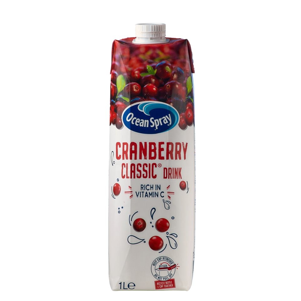 OCEAN SPRAY Φρουτοποτό Κράνμπερι 1lt