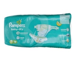 PAMPERS | BABY DRY | ΠΑΝΕΣ ΜΩΡΟΥ MIDI No 3 48 ΤΕΜ