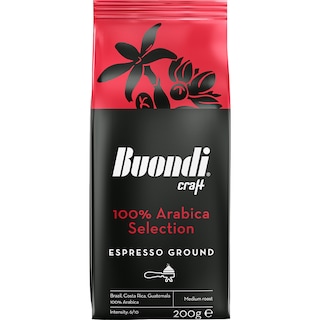 BUONDI | ΚΑΦΕΣ ΕΣΠΡΕΣΣΟ ΑΛΕΣΜΕΝΟΣ ARABICA 200 GR