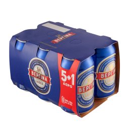 Μπύρα Lager Κουτί 6X330ml 5+1 Δώρο 330ML 5+1 ΔΩΡΟ