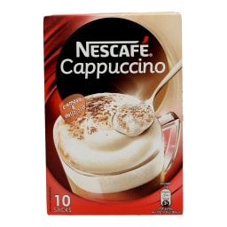 NESCAFE | CAPPUCCINO | ΣΤΙΓΜΙΑΙΟΣ ΚΑΦΕΣ ΣΕ ΦΑΚΕΛΑΚΙΑ 10 ΦAKΕΛΑ X 14 GR