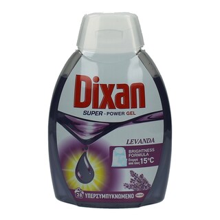 DIXAN | POWER GEL | ΣΥΜΠΥΚΝΩΜΕΝΟ ΥΓΡΟ ΑΠΟΡΡΥΠΑΝΤΙΚΟ ΠΛΥΝΤΗΡΙΟΥ ΡΟΥΧΩΝ ΛΕΒΑΝΤΑ 28 ΜΕΖ