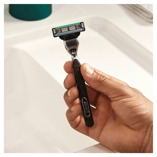 GILLETTE | Ξυριστική Μηχανή Mach3 Λαβή + 5 Ανταλλακτικά 1 Τεμάχιο