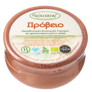 ΒΙΟΤΟΠΟΣ | Γιαούρτι Πρόβειο Παραδοσιακό Βιολογικό 230g