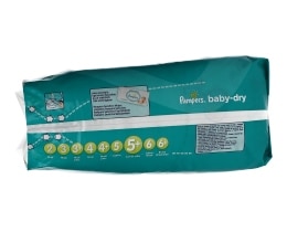 PAMPERS | BABY DRY | ΠΑΝΕΣ ΜΩΡΟΥ JUNIOR PLUS 13-27KG N5+ 35 ΤΕΜ