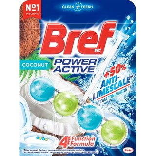 BREF | Μπλοκ Τουαλέτας WC Block Power Active Coconut