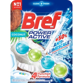 BREF | Μπλοκ Τουαλέτας WC Block Power Active Coconut