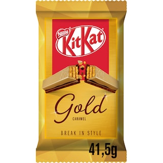 KITKAT | Γκοφρέτα Gold Caramel Λευκή Σοκολάτα 41.5gr