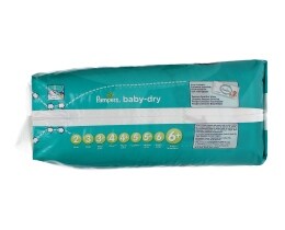 PAMPERS | BABY DRY | ΠΑΝΕΣ ΜΩΡΟΥ EXTRA LARGE No 6 27 ΤΕΜ