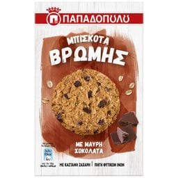 ΠΑΠΑΔΟΠΟΥΛΟΥ | Biscuits Oat Black Chocolate 150g