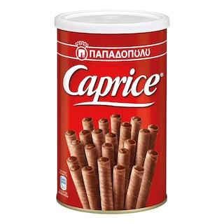 CAPRICE | Πουράκια Γκοφρέτα Κρέμα Φουντουκιού & Κακάο 250gr