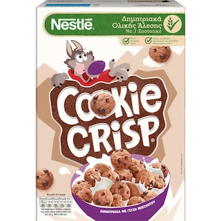 COOKIE CRISP | Δημητριακά Ολικής Άλεσης Μπισκότο Κακάο 375gr
