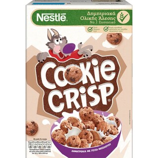 COOKIE CRISP | Δημητριακά Ολικής Άλεσης Μπισκότο Κακάο 375gr