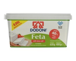 - | ΦΕΤΑ 400GR ΤΑΠΕΡ 40% ΛΙΓ ΑΛΑΤΙ 0.80Ε