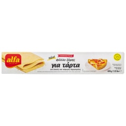 ALFA | Φύλλο Ζύμης Τάρτα 600gr