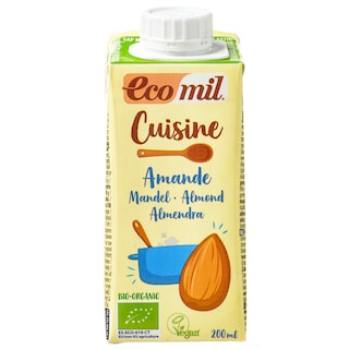 ECOMIL | Κρέμα Μαγειρικής Αμυγδάλου Bio 200ml
