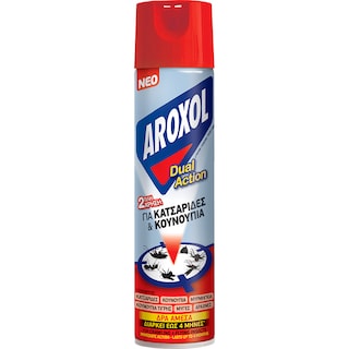 AROXOL | Εντομοκτόνο Spray Dual Action Βαδιστικά & Ιπτάμενα Έντομα 300ml