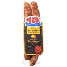 ΜΙΡΑΝ | Λουκάνικο Σαν Μιχάλη με Τυρί Σύρου 300g