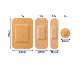 HANSAPLAST | Bandages Universal Water Resistant 40 Pieces